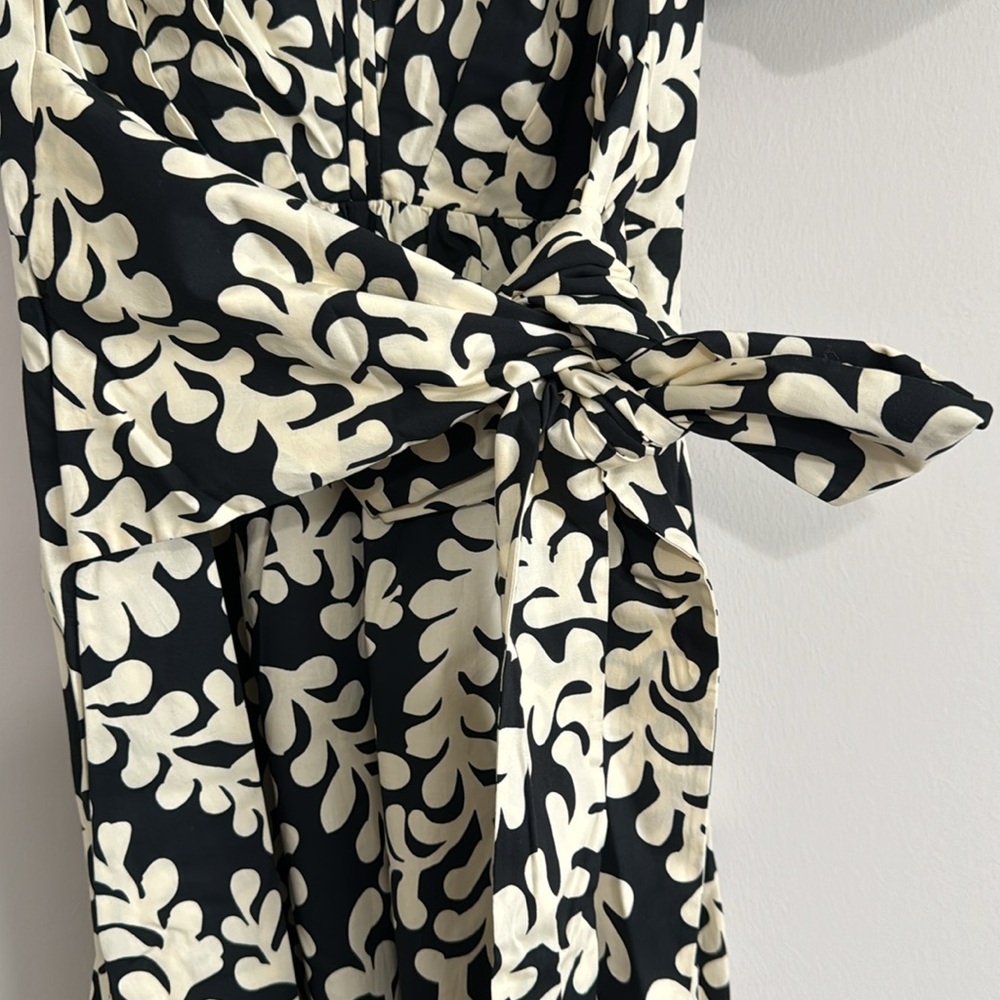 NWT DVF Sammie belted Cotton blend dress US2 - Picture 5 of 8